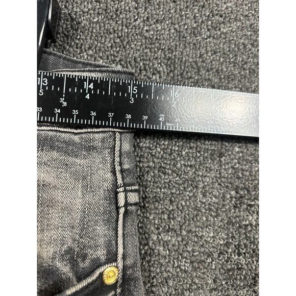 Argonaut Nation Jeans Mens 30x32 Gray Distressed Frayed Slim Fit Streetwear - Picture 7 of 9